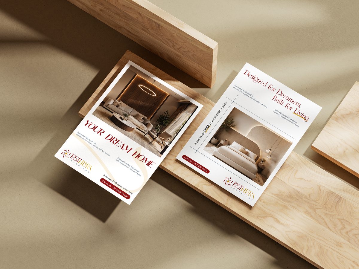 Esthera Interiors flyers
