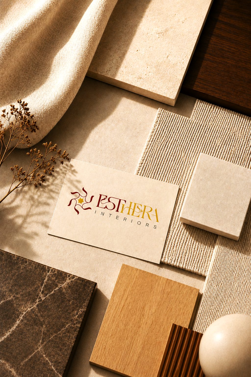 Esthera stationery flat lay