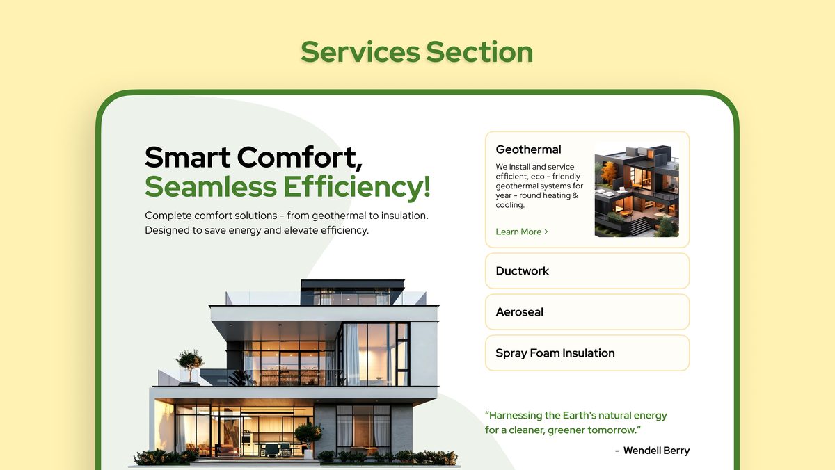 GEO services section