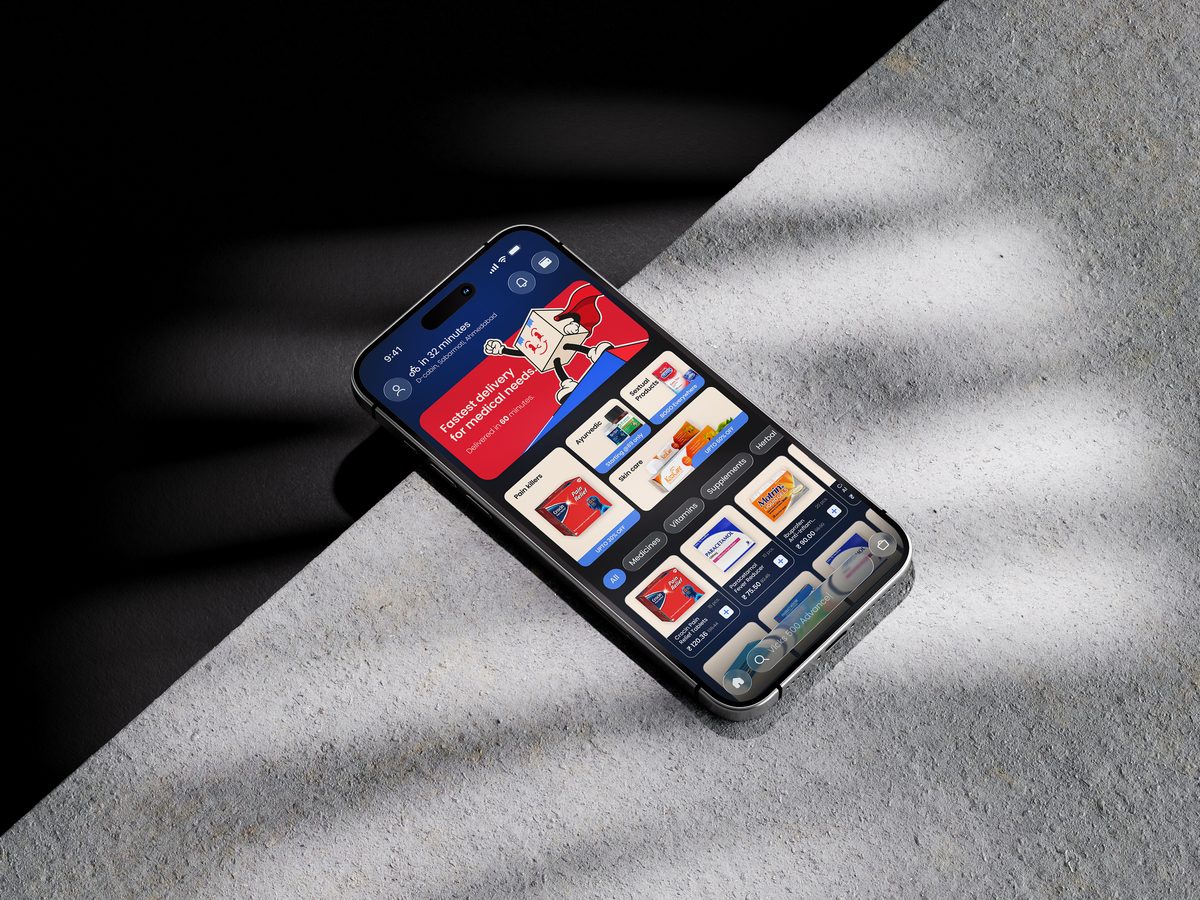 MedGo app home screen