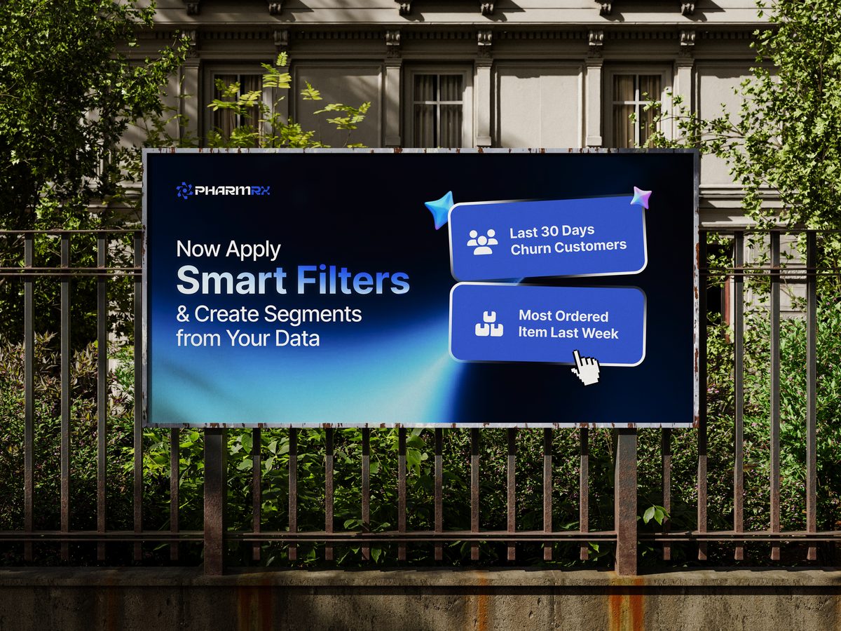 PharmRx smart filters billboard